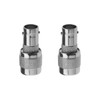 2pcs TNC Male to BNC Female Straight Coaxial Adapter 50ohm
