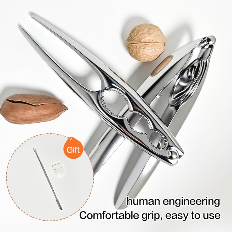 MmmLucipor Nutcracker Chestnut Clip, High-Quality Nut Cracker, Multifunctional Chestnut Tongs,