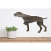 BARNWOODUSA German Shorthaired Pointer Wood Dog Silhouette Reclaimed Wood German