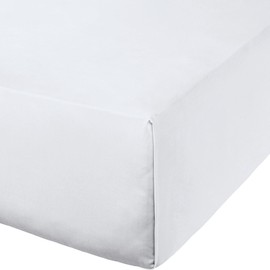 Erwin Müller Landshut Maco Satin Bed Sheet 180 x 280 cm White