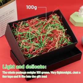 ACTOYS Shredded Paper for Gift Box, Filling Material Gift Christmas, Gift Box Filling Material, Filling Material for Packages, 100 g Shredded Tissue Paper, Shredded Tissue Paper Filling