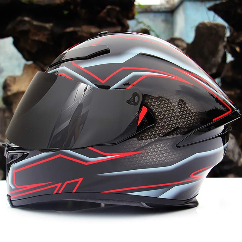 Mulcort Motorcycle Wind Protection Helmet Lens Visor Full Face Fit