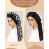 AWAYTR Long Hair Bonnet for Women - Reversible Double Layer