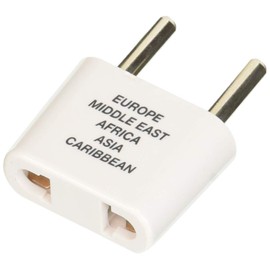 Conair Travel Plug Adapter, Universal Plug Adapters for Worldwide Travel by Travel Smart (Southern Europe, Middle East, Parts of Africa, Asia, & Caribbean)