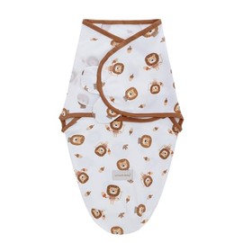 baby swaddle wrap newborn blanket Cotton 0-3 3-6 months girl boy (0-3 months White Bee)