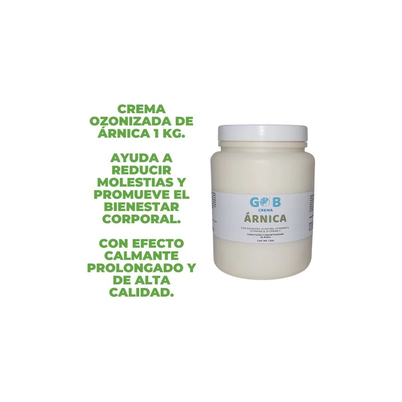 Cremma De Árnica Ozonizada - Gob - 1 Kilo