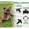 BRONZEDOG Pitbull Dog Muzzle Metal Mask Amstaff Wire Basket Pit