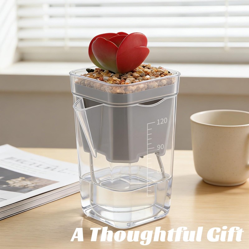 Warmoor 20 Pack 2 Inch Mini Self Watering Pots for