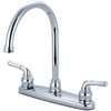 Olympia Accent Two Handle Kitchen Sink Faucet, Polished Chrome K-5340