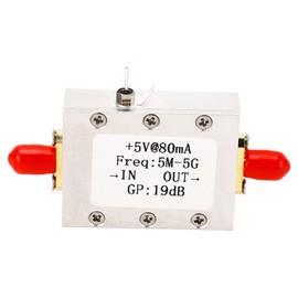 Signal Amplifier Module Broadband High Linearity 19dB 5M‑5G RF Signal Booster for Industry 5V