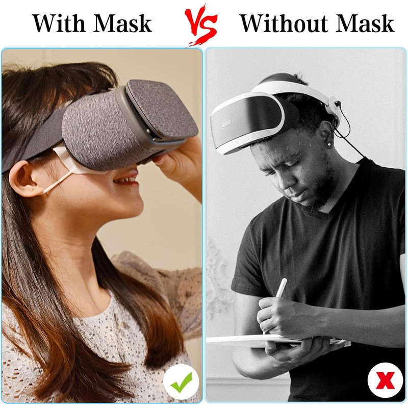 DERJDISF Disposable Face Masks for HTC Vive Pro and Other