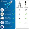 iToleeve LED Dog Nail Clipper with Light, Illuminates Nails or