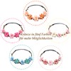 VEGCOO Pack of 5 Wedding Rose Flower Crown Headband, Simulation