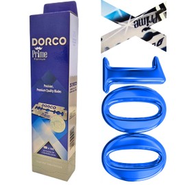 STP301-LONG Prime Platinum Long Double Edge Razor Blade, 100 ct