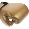 Abaodam 1 Pair Kids Pearlescent Boxing Gloves Pure Color Boxing