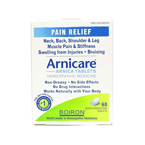 Boiron Arnicacare Arnica Tablets 60 ea (Pack of 3)