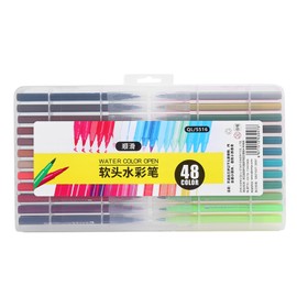 48 Colors Watercolor Brush Pens Pens Drawing Painting Brush Pen Soft Tip Brush Set