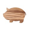 Ironwood Gourmet Pig Shaped Serving Board, Acacia Wood