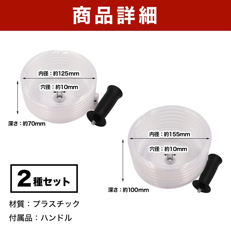 EdisonBrain Dust Cover, Hole Saw, Hammer Drill, Gypsum Board, Chip