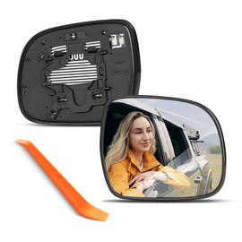 Passenger Side Mirror Replacement for Lexus RX330 2004 2005 2006/RX350 2007 2008 2009/RX400h 2006-2009, Right Side Convex Mirror Glass with Backing Plate, Power Heated