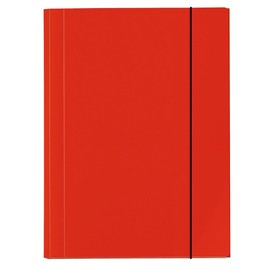 Veloflex A4 Folder/Binder Laminated Light red