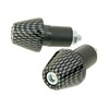 Handlebar ends short 17.5 mm – Vibration Dampener Carbon Look