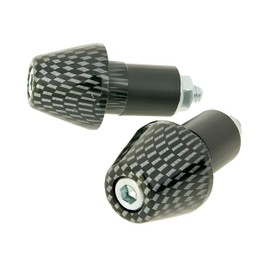 Handlebar ends short 17.5 mm – Vibration Dampener Carbon Look
