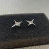 Unbranded CZ Star Stud Earrings for Men Women Streetwear Hip