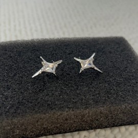 Unbranded CZ Star Stud Earrings for Men Women Streetwear Hip Hop Unisex Earrings