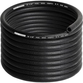 EVIL ENERGY 3/8 Fuel Hose Line Push Lock NBR Rubber SAE 30R7 25FT 300PSI