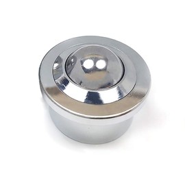 25MM Steel Conveyor Ball Sliver Transfer Bearing Unit Roller Wheels Small Round Eye Conveying Ball - Pack of 1