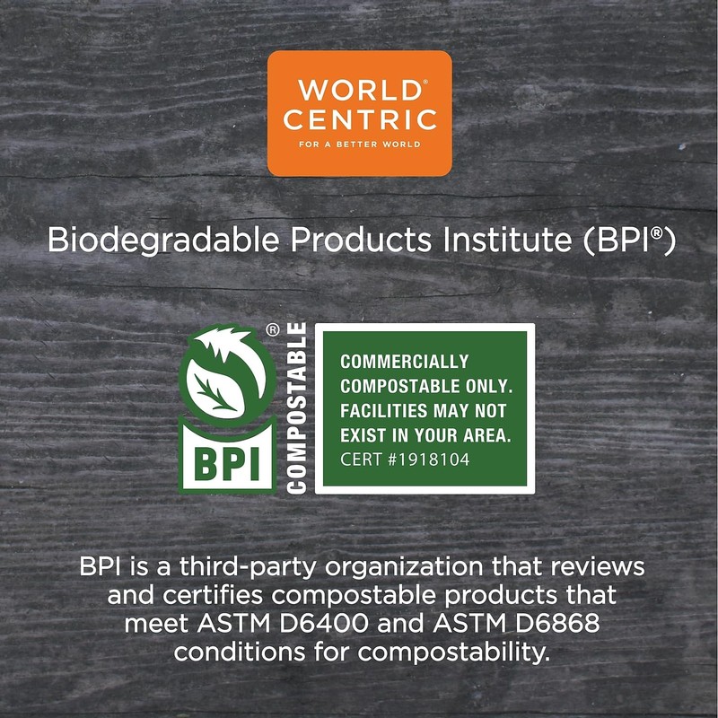 World Centric Pla Clear Cold Cups, 10 Oz, Clear, 1,000/carton