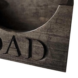 Wood Hat Box,Fathers Day,Wooden Hat Holder, Father's Day Baseball Hat Holder for Home Office Decoration Gift