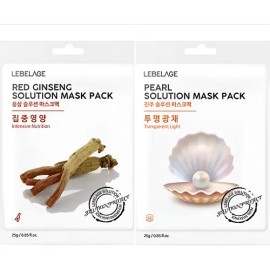 Mascarillas Coreana_ Ginseng Rojo  Perla_ Revitalizante_55 Mixta                                                                                      