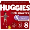 Huggies Size 8 Diapers, Little Movers Baby Diapers, Size 8