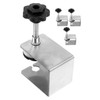 SHINEOFI 4pcs Stainless Steel Drawer Panel Clamps Adjustable Cabinet Installation