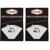 Moccamaster No.1 Paper Filters (80 Filters) - White (Pack of