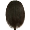 FUTAI Natural Real 100% Human Hair Mannequin Head Hairdresser Hairstylist