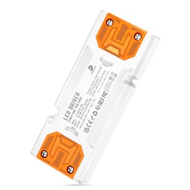 DUSKTEC 24V LED Driver 15W 630mA, Slim Power Supply 120V to 24V DC Low Voltage Transformer, Constant Voltage LED Converter for DIY Strips, G4/MR11/MR16 LED Bulbs