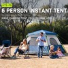HINSTANT 4/6/8 Person Instant Tent, Waterproof Pop Up Tents for