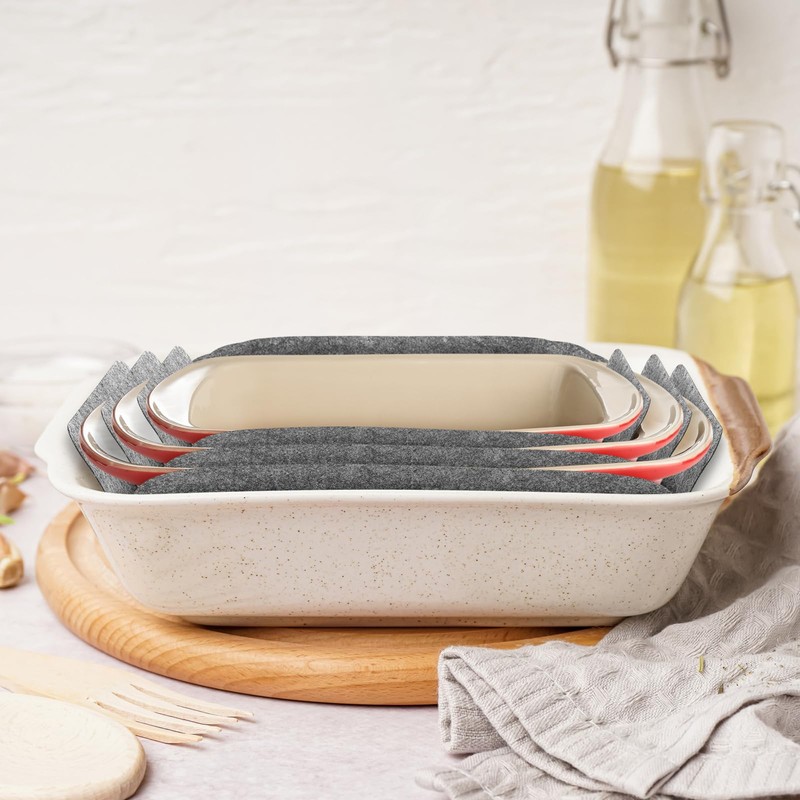 LemonRoad Set of 16 Bakeware Scratch Protectors Pot Pan Dish