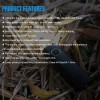 TrustFire Mini X3-SE Flat EDC Flashlight - Magnetic, UV &