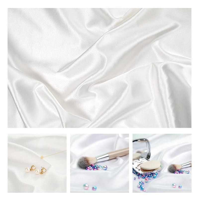 Baoblaze Photography Backdrop Solid Color Artificial Silk Mercerized Cloth Background