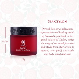 SPA CEYLON Focus Clarifying Balm | Vegetarian | Meditation | aromatherapy | natural calm |100% natural organic | Essential Oils