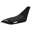 Yamaha YFZ 450 Seat Cover 2004-2013 all BLACK/ GREY ribs