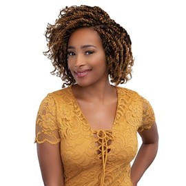 JANET COLLECTION – Natural Afro Kinky Bulk Braid (Twin Pack) – 100% Human Hair – Braid into Hair, Dreadlock extensions (18", GOLDEN BLONDE)