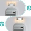 ALAISLYC 2-Light Bathroom Light Fixtures Modern Chrome Vanity Lights for