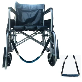 Wheelchair Wheel Walker Accessories Straps, Wheelchair Foot Sling for Footrest Replacement Easy to Adjust Strap,Adjustable Wheelchair Foot Rest Strap,Disabled,Injured Patients,Pregnant Women(1 Set)