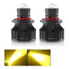2x Auto Proyector Lente H7 H8 9005 Mini Faro Láser Qpbb