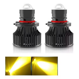 2x Auto Proyector Lente H7 H8 9005 Mini Faro Láser Qpbb